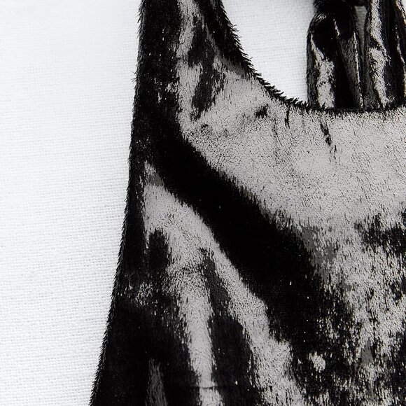 ZARA SHINY VELVET DRESS SPECIAL EDITION - Picture 5 of 8